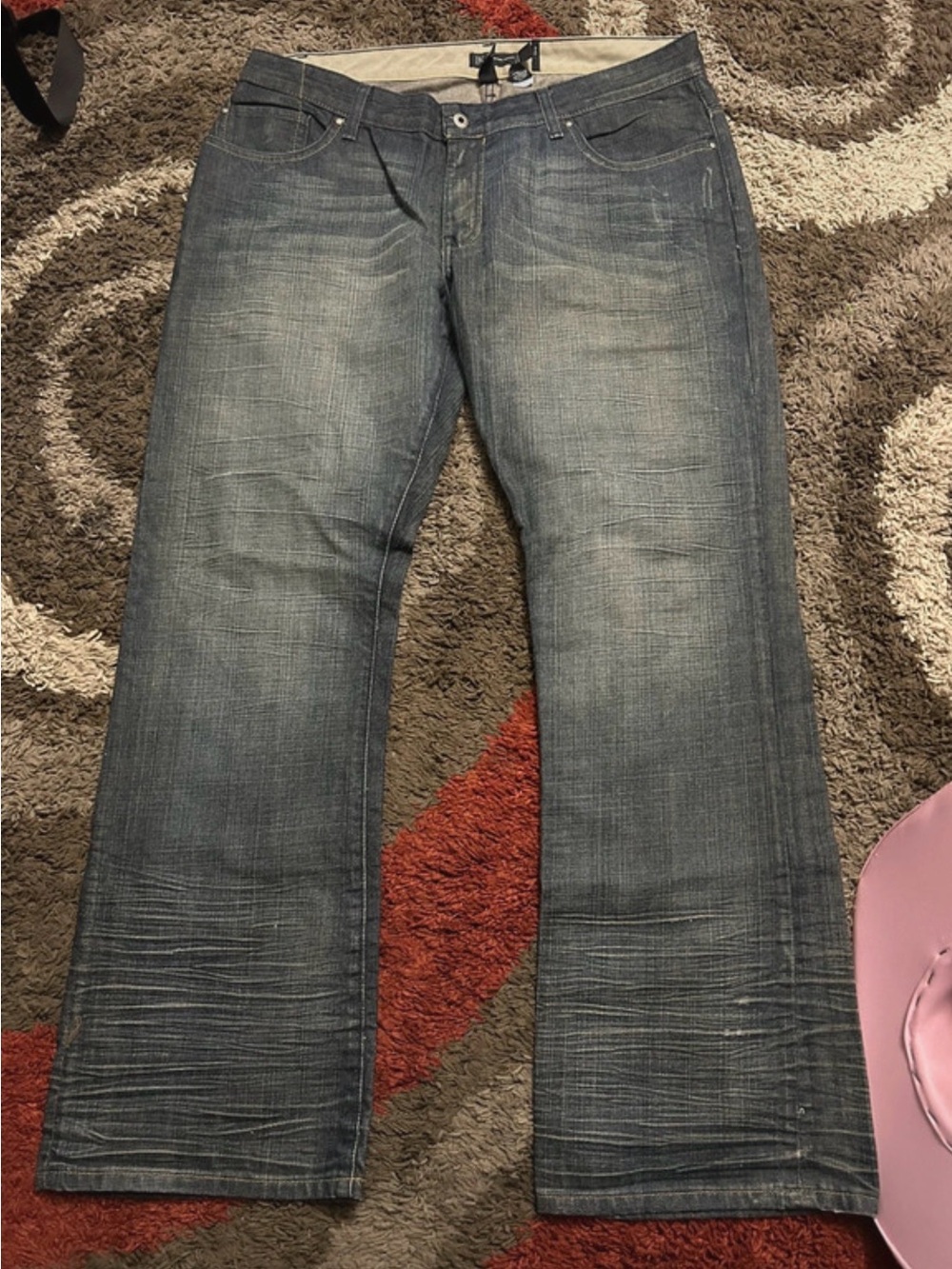 I-N-C International concepts men's y2k distressed grunge jeans size 38x32